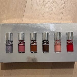 Saint Laurent Beauty Plumping Lip Gloss Set - Silver, Pink, Brown, Red Shades